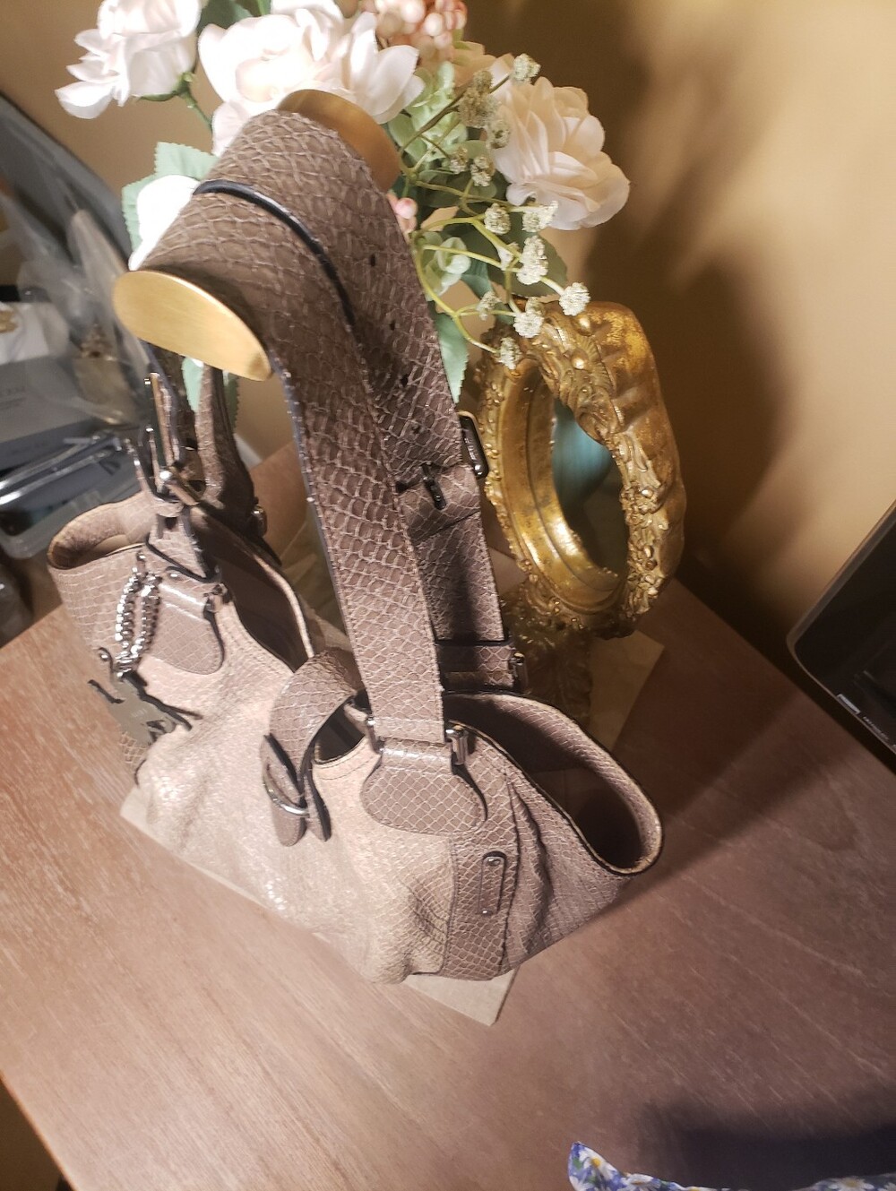 Celine Genuine Python Shoulder Hobo Bag WC-SA-0049 (Org. Retail $4250) - Picture 13 of 16